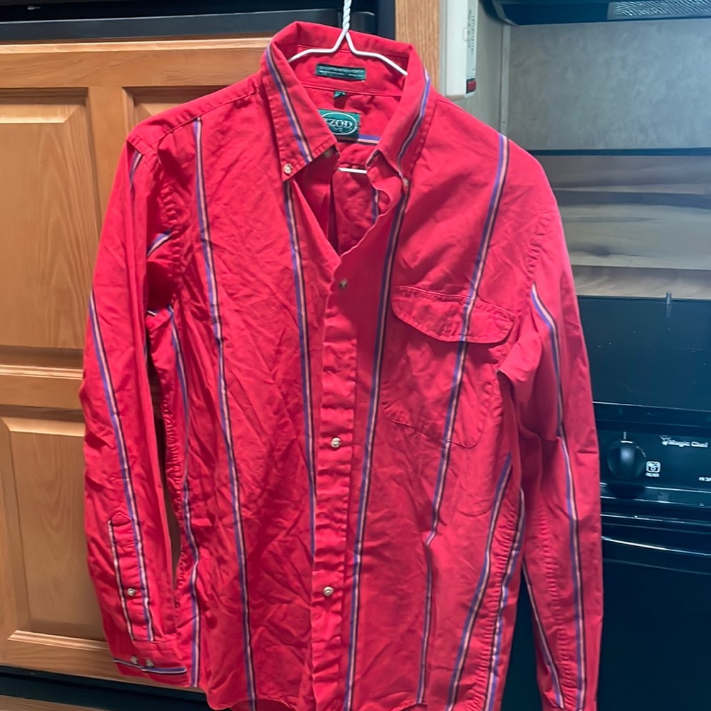 IZOD large button up. vintage.